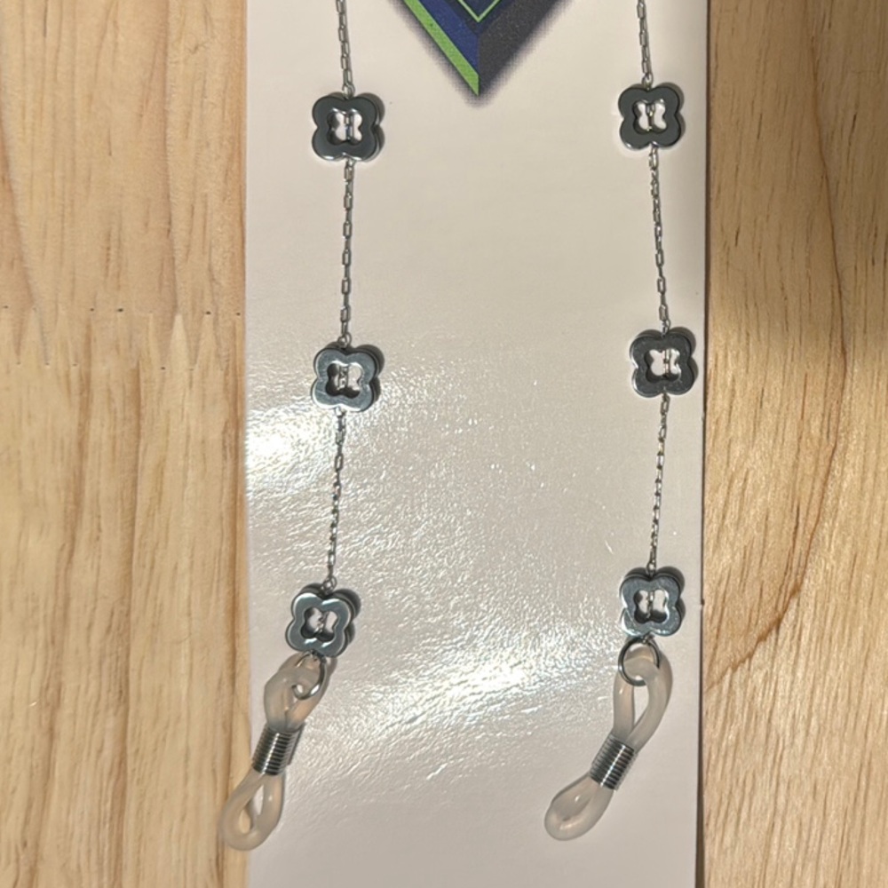 Silver Long Glasses Chain